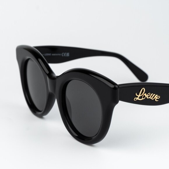 Loewe Women Sunglasses Black Grey Cat Eye LW40126I 01A NEW AUTHENTIC - Picture 4 of 10